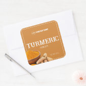 Kurkuma Spice Aangepast Label Sticker (Envelop)