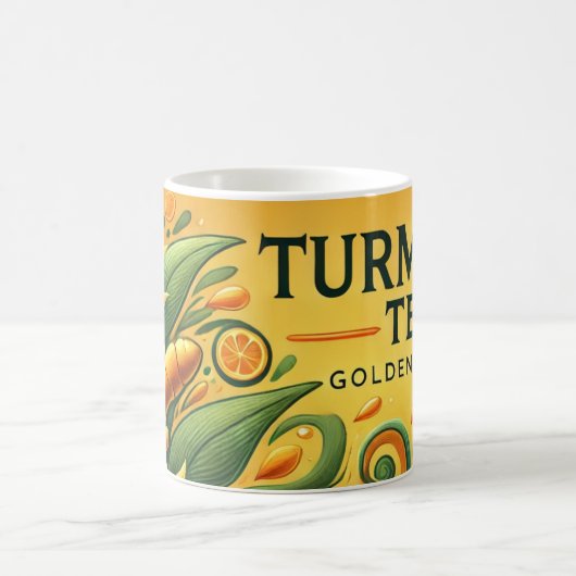 Kurkuma Tea AI kunst Koffiemok (Center)