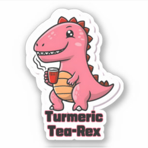 kurkuma-thee-rex sticker
