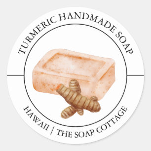 Kurkuma Zeep label