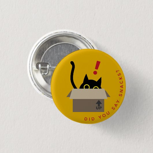 Kuro Catto Badge – Verras binnen! Ronde Button 3,2 Cm (Voorkant /achterkant)