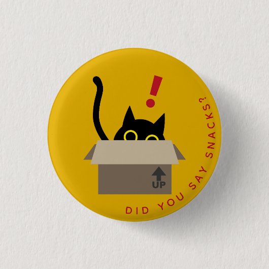 Kuro Catto Badge – Verras binnen! Ronde Button 3,2 Cm (Voorkant)