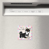 Kuro Shiba Inu hond cartoon Magneet (Insitu (Vaatwasser))