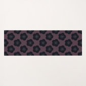 KURO UME - Bold-Bordeaux Yogamat (Achterkant (horizontaal))