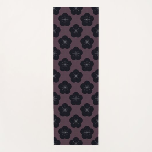 KURO UME - Bold-Bordeaux Yogamat (Voorkant)