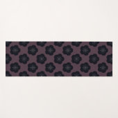 KURO UME - Bold-Bordeaux Yogamat (Voorkant (horizontaal))