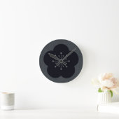 KURO UME - Bold-Gray Ronde Klok (Huis)