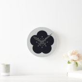 KURO UME - Bold-White Ronde Klok (Huis)