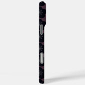 KURO UME - Seamless - Bordeaux Case-Mate iPhone Case (Achterkant / Rechts)
