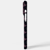 KURO UME - Seamless - Bordeaux Case-Mate iPhone Case (Achterkant / Links)