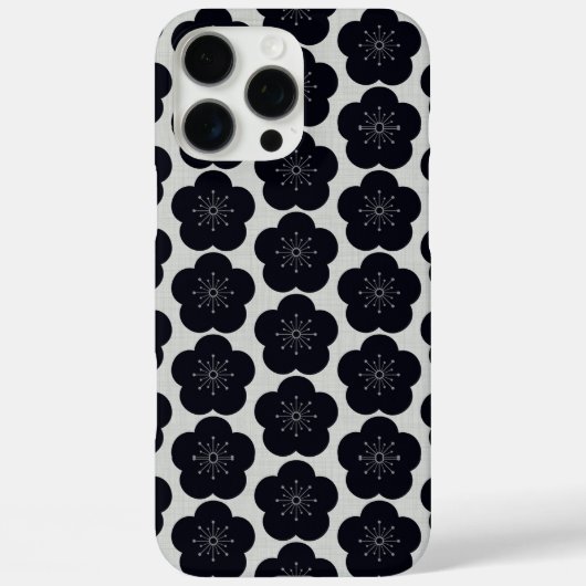KURO UME - Seamless - White Case-Mate iPhone Case (Achterkant)