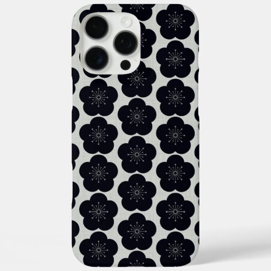 KURO UME - Seamless - White Case-Mate iPhone Case (Achterkant)