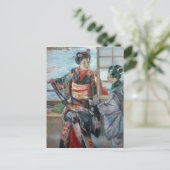 Kuroda Seiki Maiko Briefkaart (Staand voorkant)