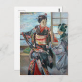 Kuroda Seiki Maiko Briefkaart (Voorkant / Achterkant)