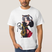 Kuroka High School DxD Anime T-shirt (Voorkant)