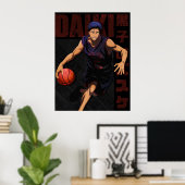 Kuroko no Basket Aomine Daiki Poster (Thuiskantoor)