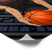 Kuroko no Basket - Daiki Aomine Poster (Hoek)