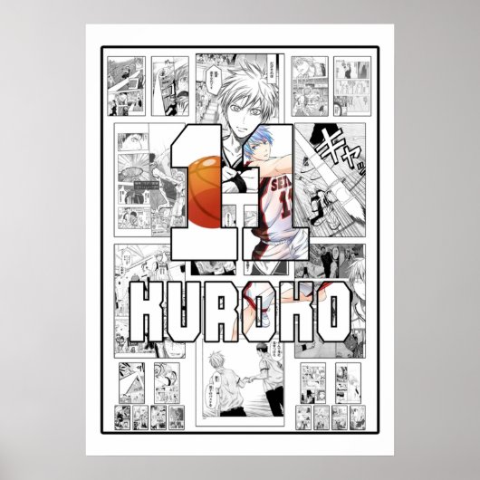 Kuroko No Basket Tetsuya Kuroko 11 Poster (Voorkant)