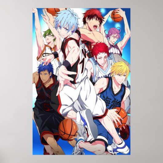 Kurokos Basketball Tv Show Poster (Voorkant)