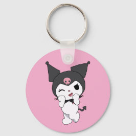 Kuromi Double-Sided Aluminium Keychain 
