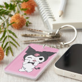 Kuromi dubbelzijdige acrylen sleutelhanger | Cute  (Voorkant Rechts)