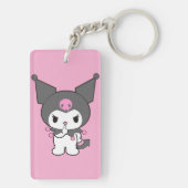 Kuromi dubbelzijdige acrylen sleutelhanger | Cute  (achterkant)