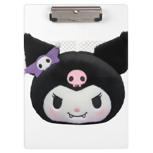 Kuromi en My Melody knuffel klembord (Voorkant)