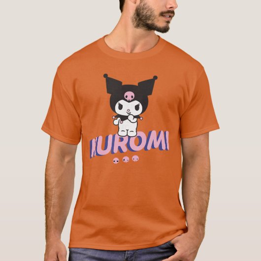 Kuromi-expressies Brutaal Pose T-shirt (Voorkant)