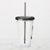 Kuromi Tumbler Wrap for Transparent Cup | Cute Acryl Drinkbeker (Rechts)