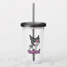 Kuromi Tumbler Wrap for Transparent Cup | Cute 