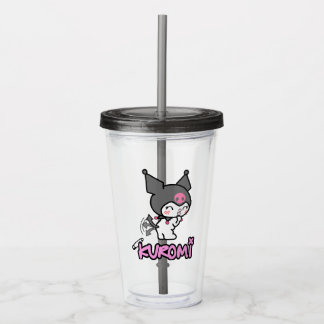Kuromi Tumbler Wrap for Transparent Cup | Cute  Acryl Drinkbeker