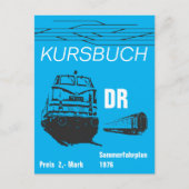 Kursbuchdesign Deutsche Reichsbahn Briefkaart (Voorkant)