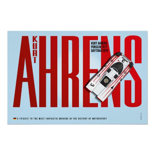 Kurt Ahrens P 917 Tribute Perfect Poster (Voorkant)