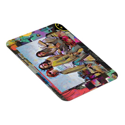 Kurt, Dave & Chris Square Magneet (Rechterzijde)