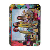 Kurt, Dave & Chris Square Magneet (Verticaal)