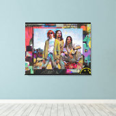 Kurt, Dave &ChrisCanvas Print (Insitu (Houten vloer))