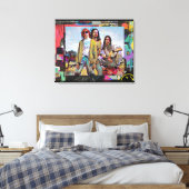 Kurt, Dave &ChrisCanvas Print (Insitu (Slaapkamer))