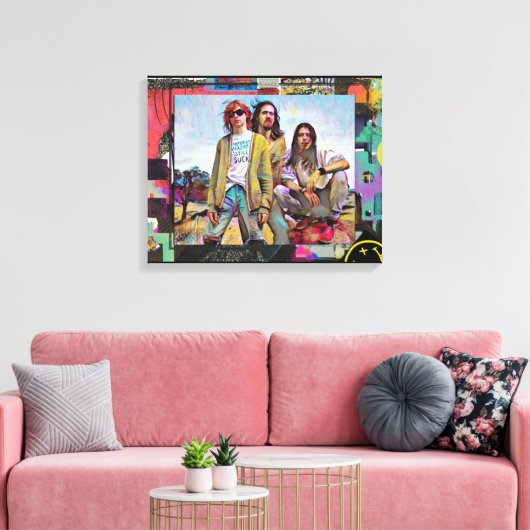 Kurt, Dave en ChrisCanvas afdrukken (Insitu (Woonkamer))