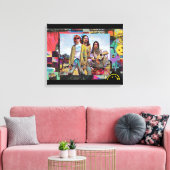Kurt, Dave en ChrisCanvas afdrukken (Insitu (Woonkamer))