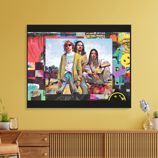 Kurt, Dave en ChrisCanvas afdrukken (Insitu (Woonkamer))