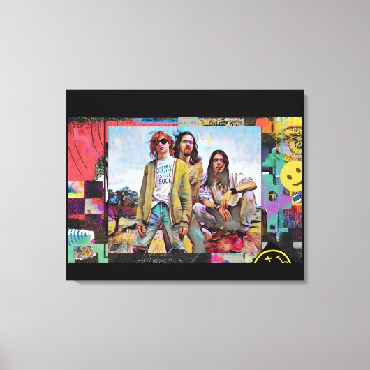 Kurt, Dave & Krist - Canvas Print (Voorkant)