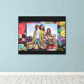 Kurt, Dave & Krist - Canvasprint Canvas Afdruk (Insitu (Houten vloer))