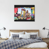 Kurt, Dave & Krist - Canvasprint Canvas Afdruk (Insitu (Slaapkamer))