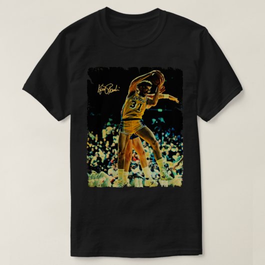 Kurt Rambis  ontwerp van basketbal 1 T-shirt (Design voorkant)