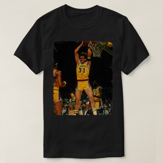 Kurt Rambis ontwerp van basketbal 3 T-shirt (Design voorkant)