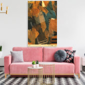 Kurt Schwitters - FORMULIEREN IN DE RUIMTE 1920 Canvas Afdruk (Insitu (Woonkamer))