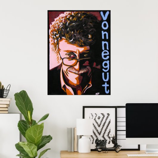 Kurt Vonnegut Poster (Thuiskantoor)
