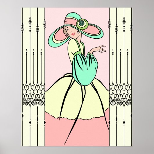 KURTNEY, ART DECO: Paasochtend Poster (Voorkant)