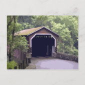 Kurtz Mill Covered Bridge Lancaster Pennsylvania Briefkaart (Voorkant)