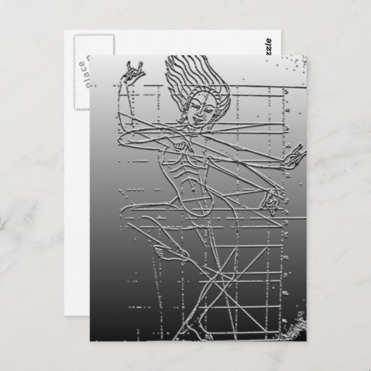 Kurukulla Sketch Briefkaart (Voorkant / Achterkant)